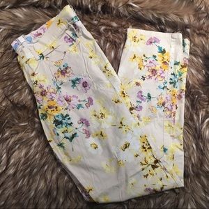 Floral Skinny Pants